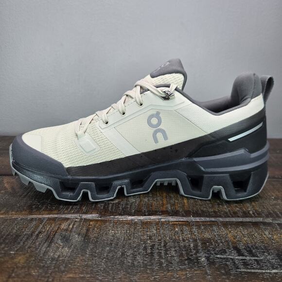 NEW ON Cloudwander Waterproof Womens Size 7.5 Running Shoes Sand Black - Picture 6 of 12